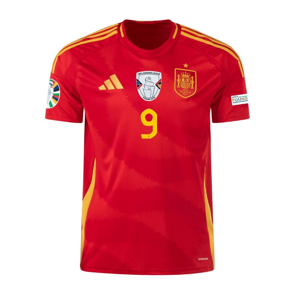 Gavi 9 Spain National Team 2024 Home Men Jersey - Scarlet