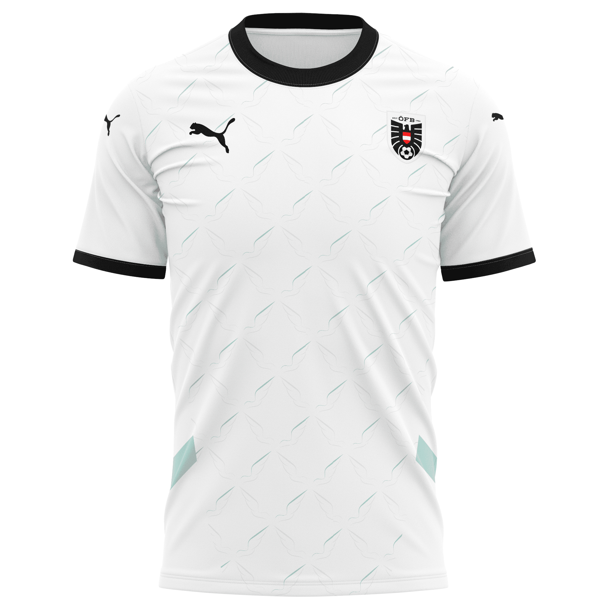 Austria National Team 2024 Away Kits AOP T-shirt - White