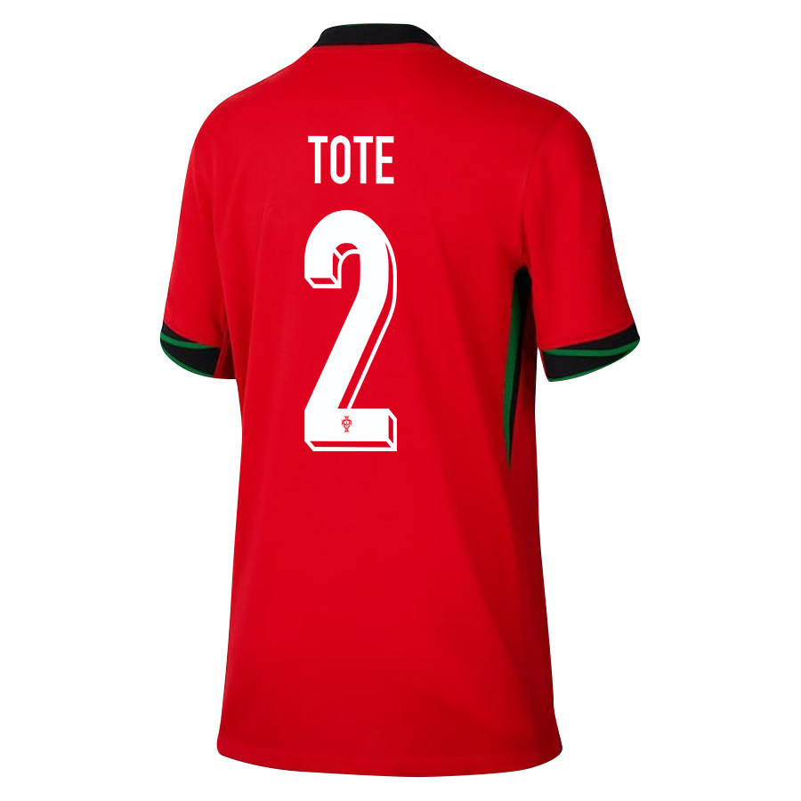 Tote Gomes 2 Portugal National Team 2024/25 Home YOUTH Jersey - Red
