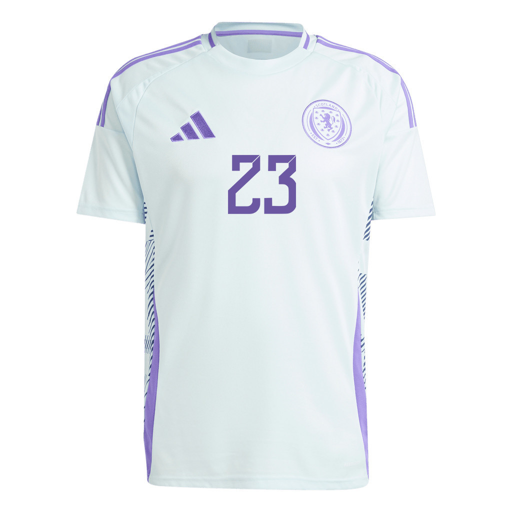Kenny McLean 23 Scotland National Team 2024 Away Men Jersey - White