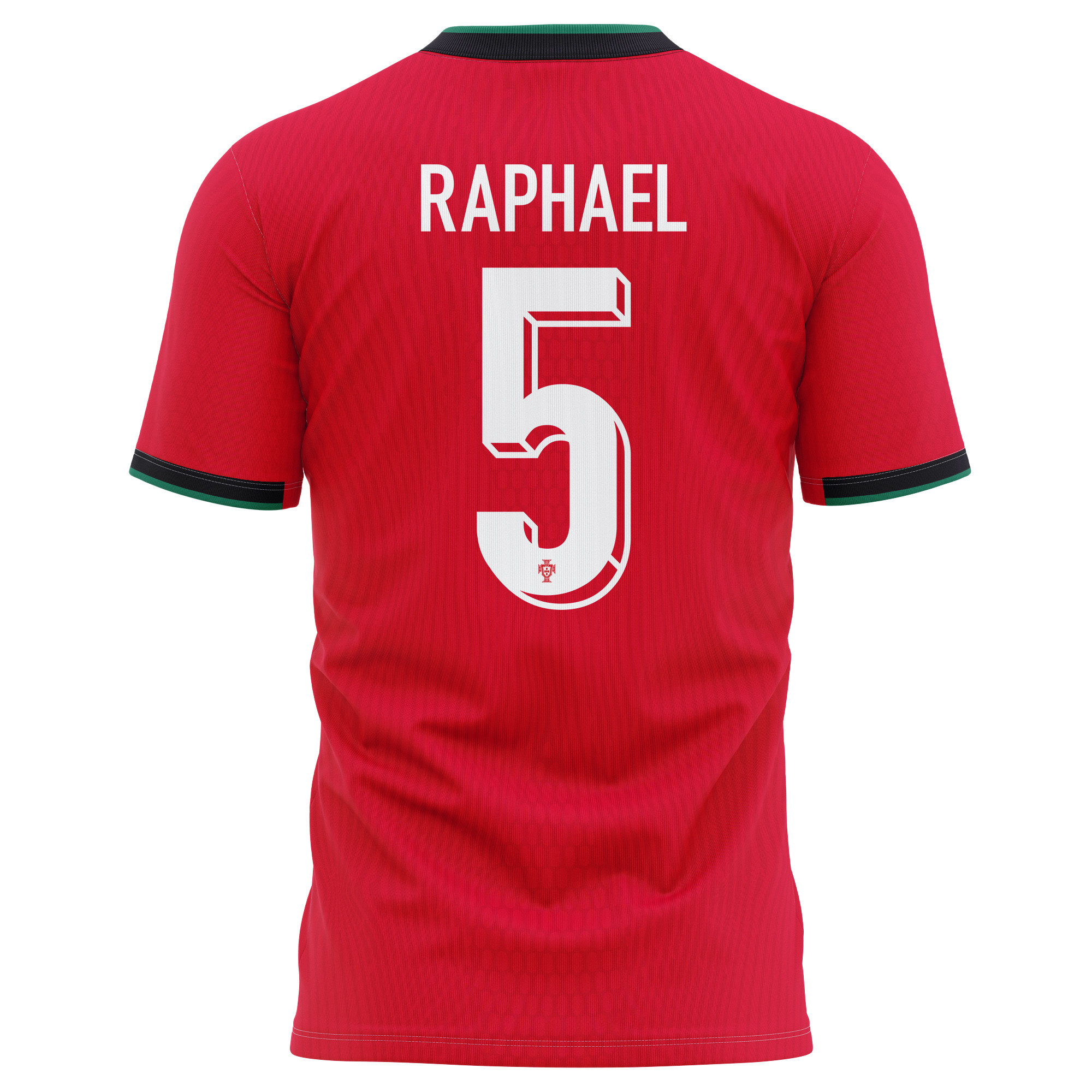 Raphaël Guerreiro 5 Portugal National Team 2024/25 Home Kits AOP T-shirt - Red