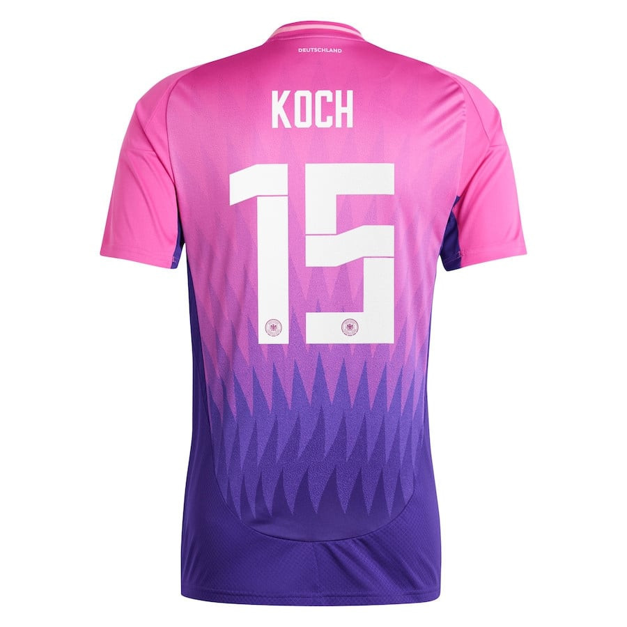 Robin Koch 15 Germany National Team 2024 Away Men Jersey - Pink