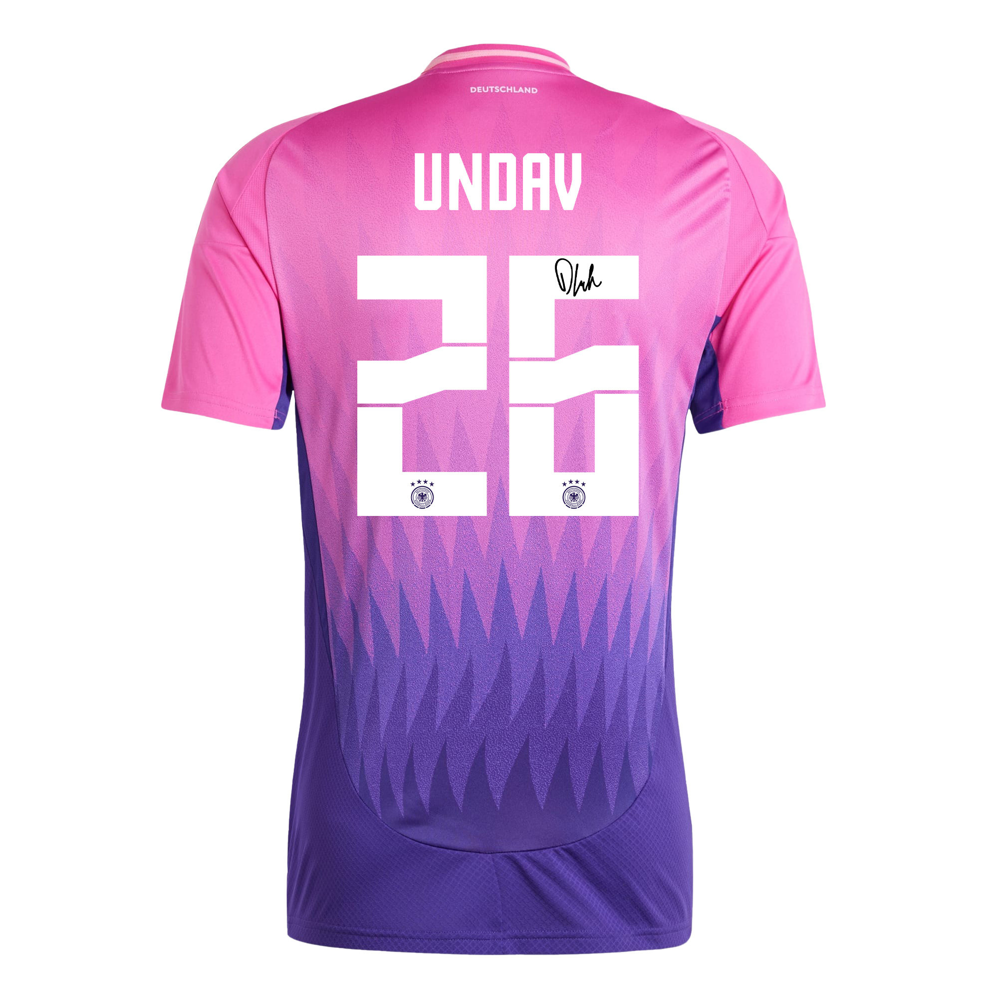 Deniz Undav 26 Signed Germany National Team 2024/25 Away Jersey Autographed - Men