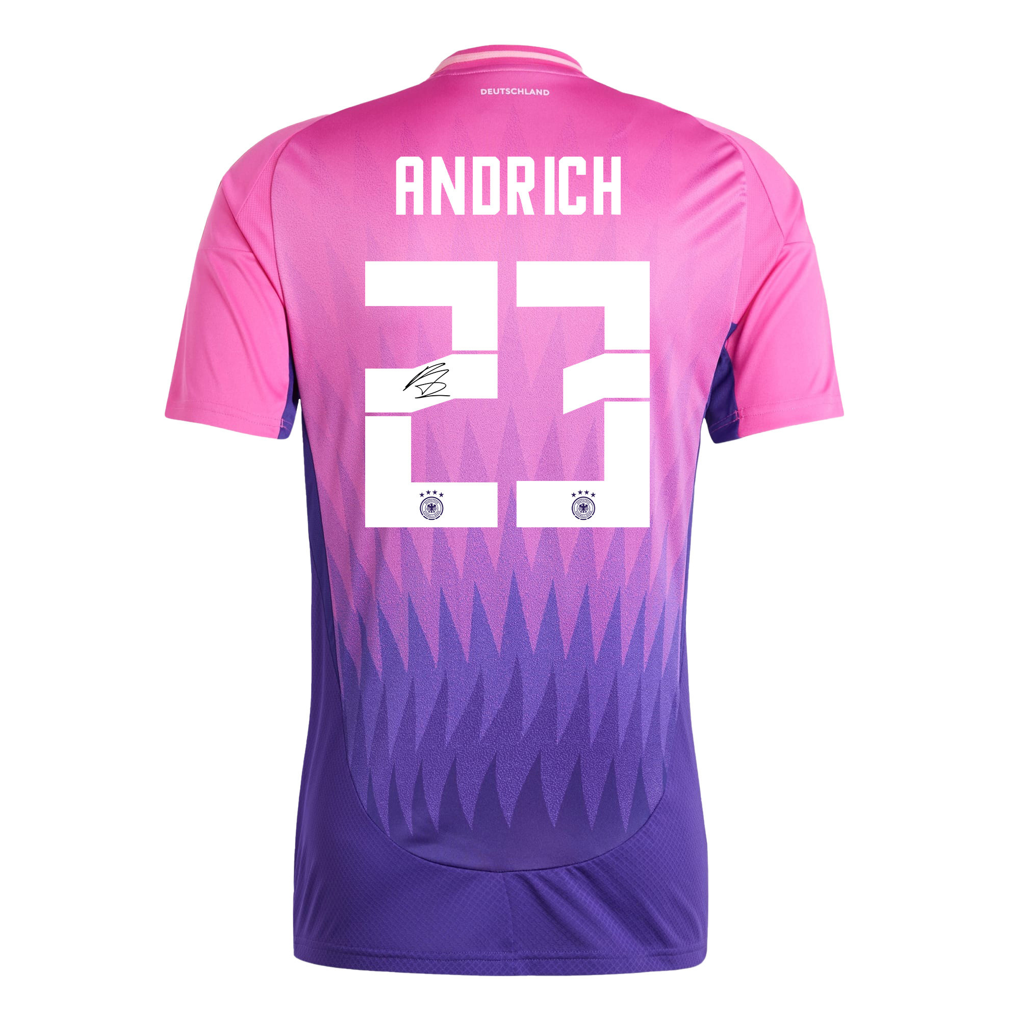 Robert Andrich 23 Signed Germany National Team 2024/25 Away Jersey Autographed - Men