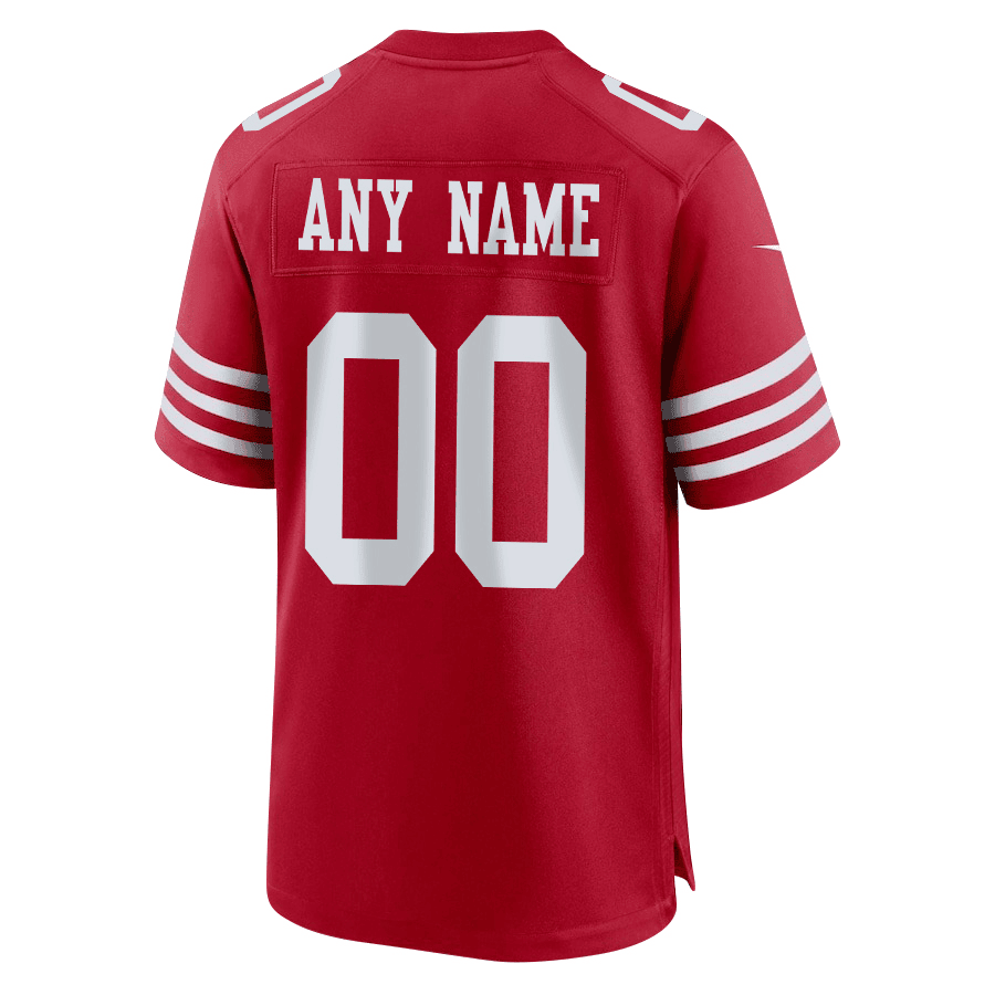 San Francisco 49ers vs. Kansas City Chiefs Super Bowl LVIII Matchup Game Custom Men Jersey - Scarlet
