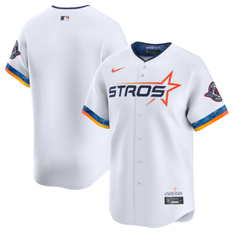 Houston Astros White 2025 City Connect Limited Jersey