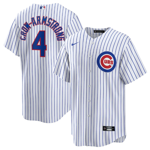 Chicago Cubs Pete Crow-Armstrong Nike White Home Replica Jersey