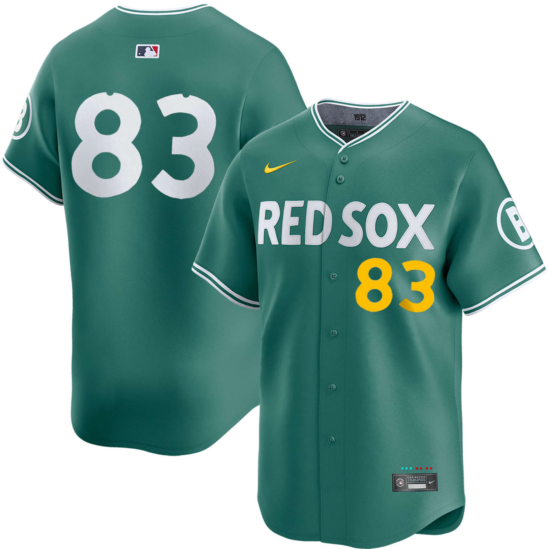 Brennan Bernardino Boston Red Sox City Connect 2.0 Limited Jersey