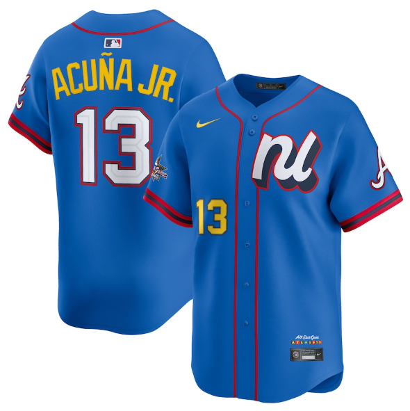 National League Ronald Acuña Jr. Blue 2025 All-Star Edition Limited Player Jersey