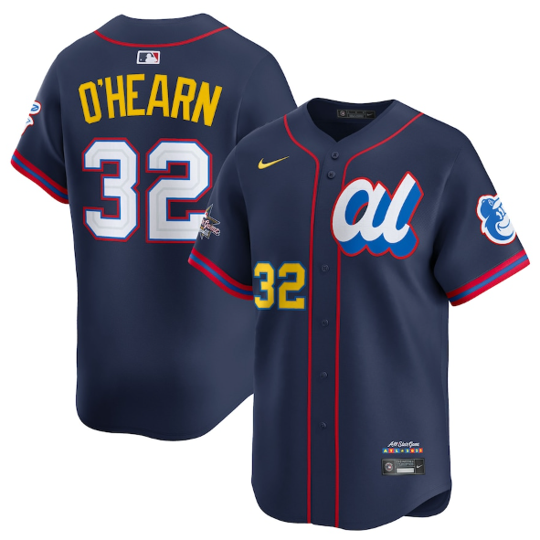 American League Ryan O'Hearn Navy 2025 All-Star Edition Limited Player Jersey