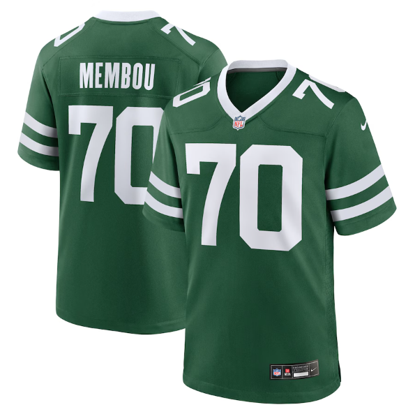 Men's Youth Women's New York Jets Armand Membou Legacy 2025 Draft First Round Pick Game Jersey