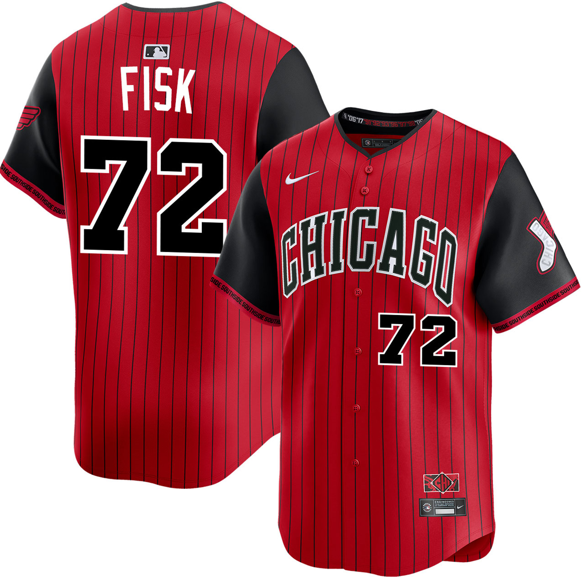 Carlton Fisk Chicago White Sox City Connect 2.0 Limited Jersey