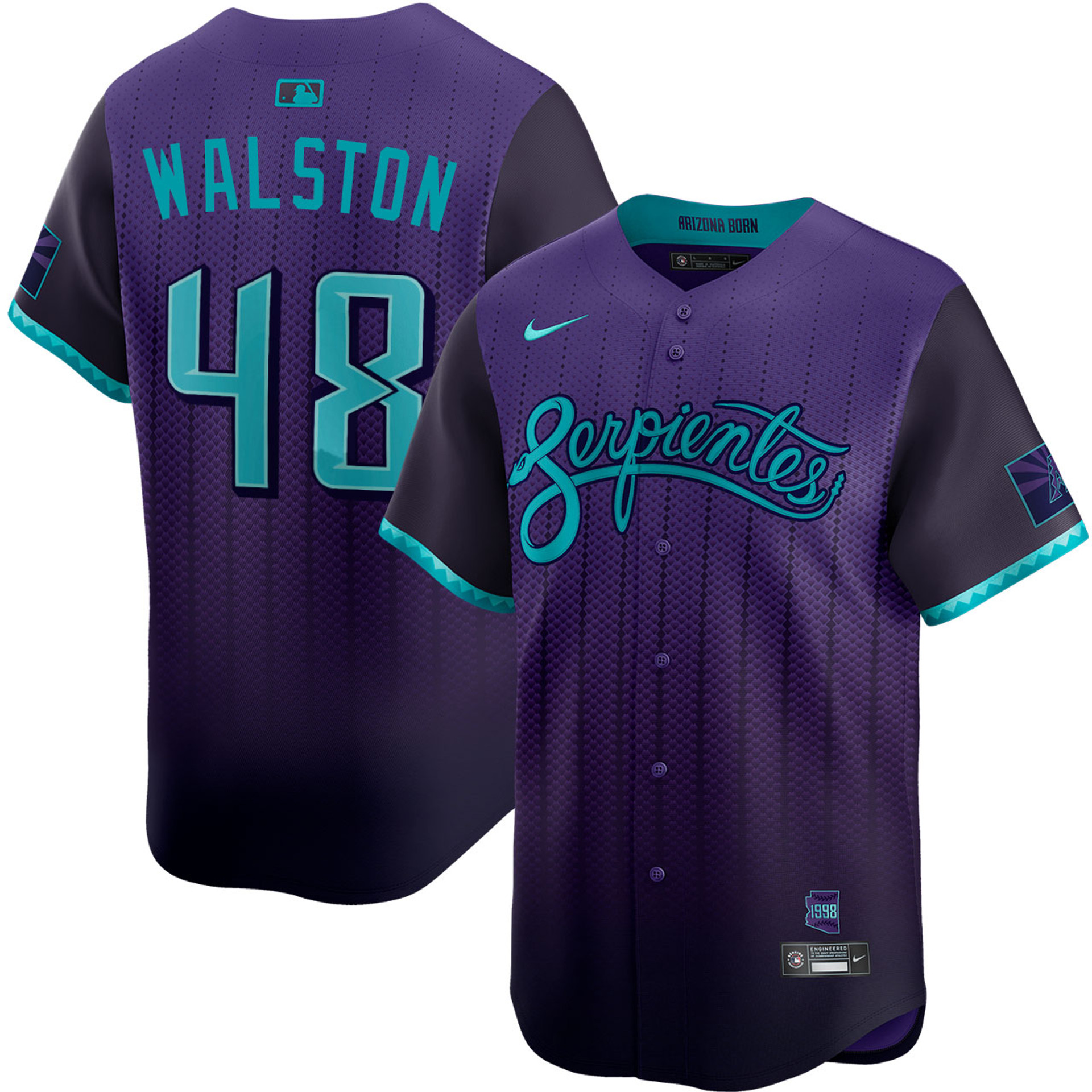 Blake Walston Arizona Diamondbacks City Connect 2.0 Limited Jersey