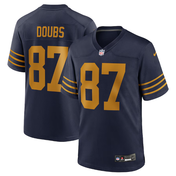 Green Bay Packers Romeo Doubs Navy The 1923 Classic Game Jersey