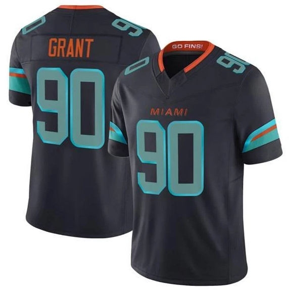 Dolphins Kenneth Grant 2025 F.U.S.E. “Rivalries” Vapor Stitched Jersey