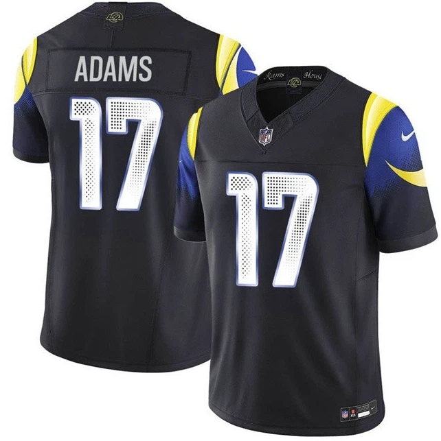 Rams Davante Adams Black 2025 F.U.S.E. “Rivalries” Vapor Limited Jersey