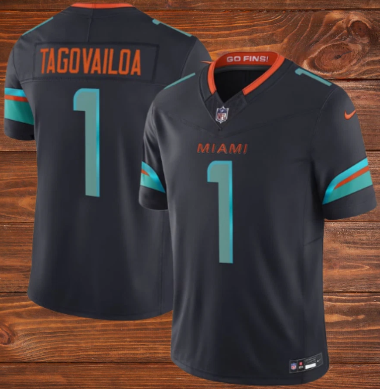 Dolphins Tua Tagovailoa 2025 F.U.S.E. “Rivalries” Vapor Stitched Jersey