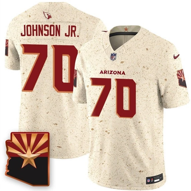 Cardinals Paris Johnson Jr 2025 F.U.S.E. “Rivalries” Vapor Stitched Limited Jersey