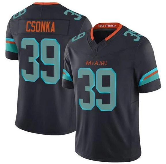 Dolphins Larry Csonka 2025 F.U.S.E. “Rivalries” Vapor Stitched Jersey