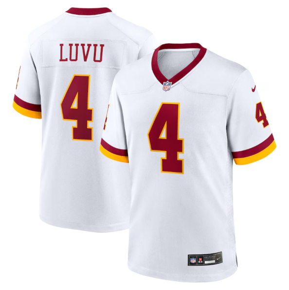 Washington Commanders Frankie Luvu White Super Bowl Era Jersey