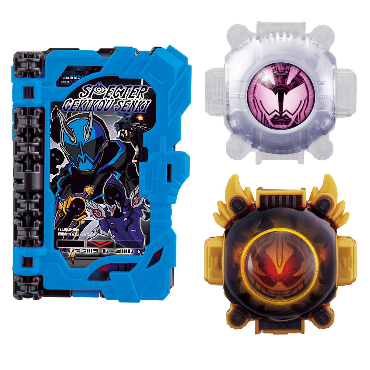 Specter Wonder Ride Book, Kanon Specter & Yujou Burst Ghost Eyecons Set