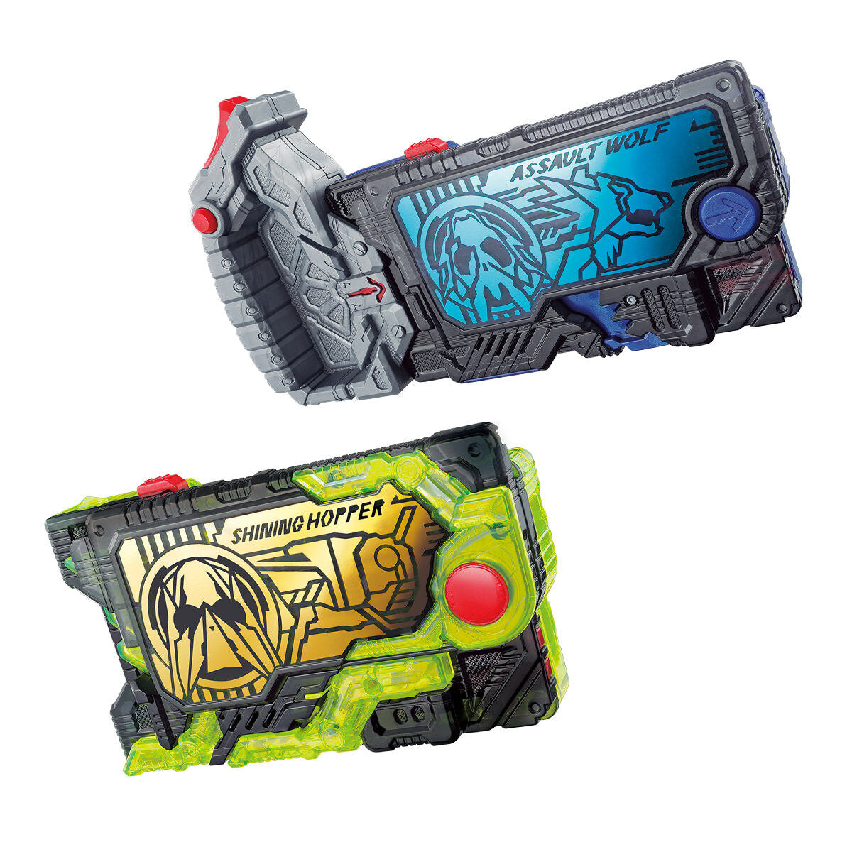 SUPER BEST DX Shining Hopper & Assault Wolf Progrise Key Set