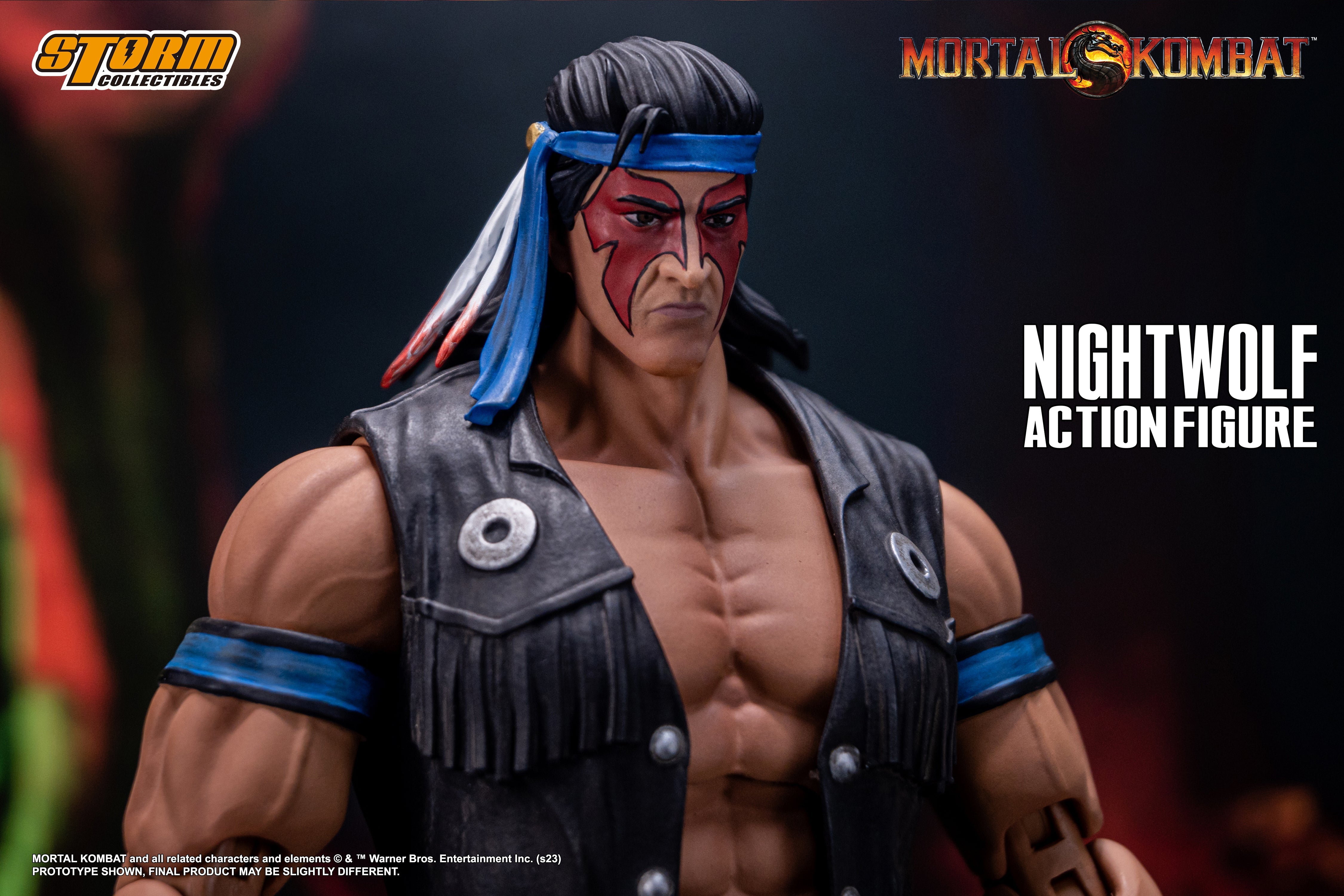 Nightwolf Storm Collectibles Mortal Kombat Action Figure