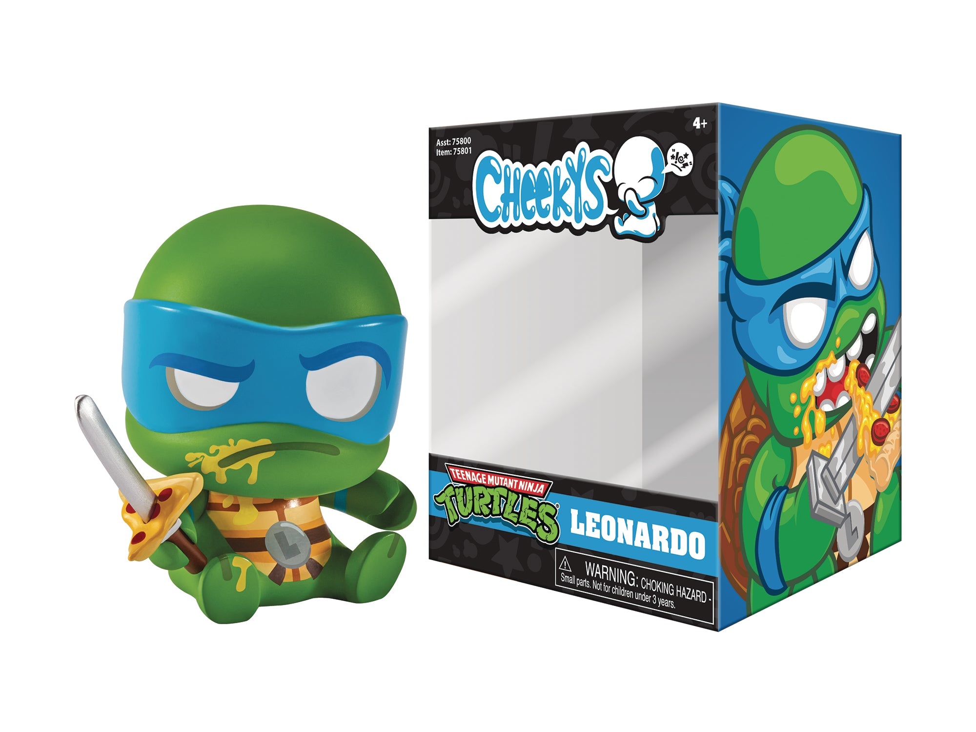 TMNT Cheekys Leonardo Designer Vinyl Figure