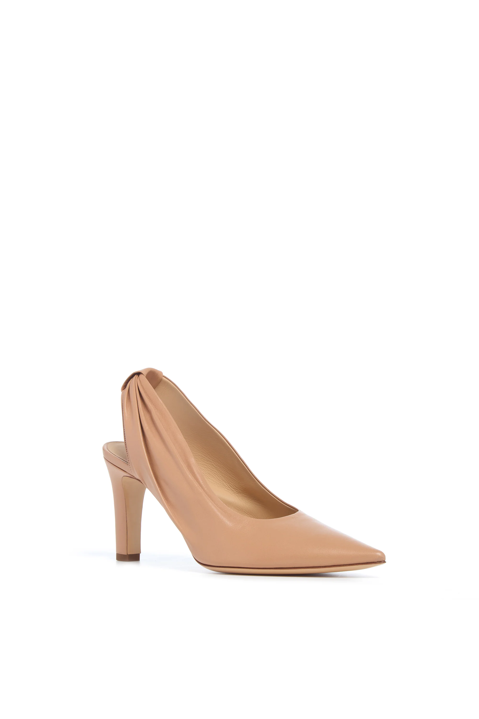 Amari Slingback Pump in Nude Leather