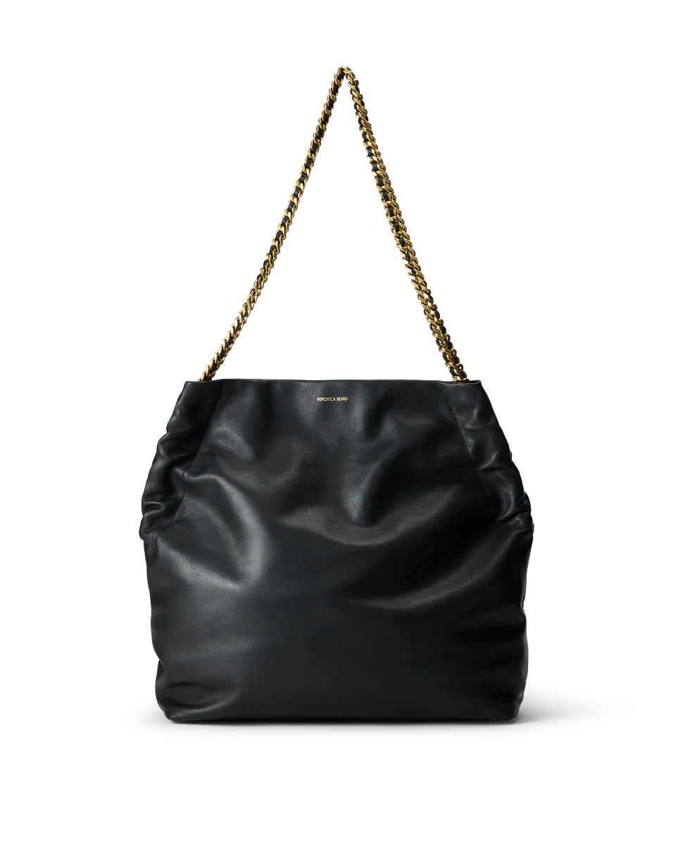 Veronica Beard Leather Slouch Bag