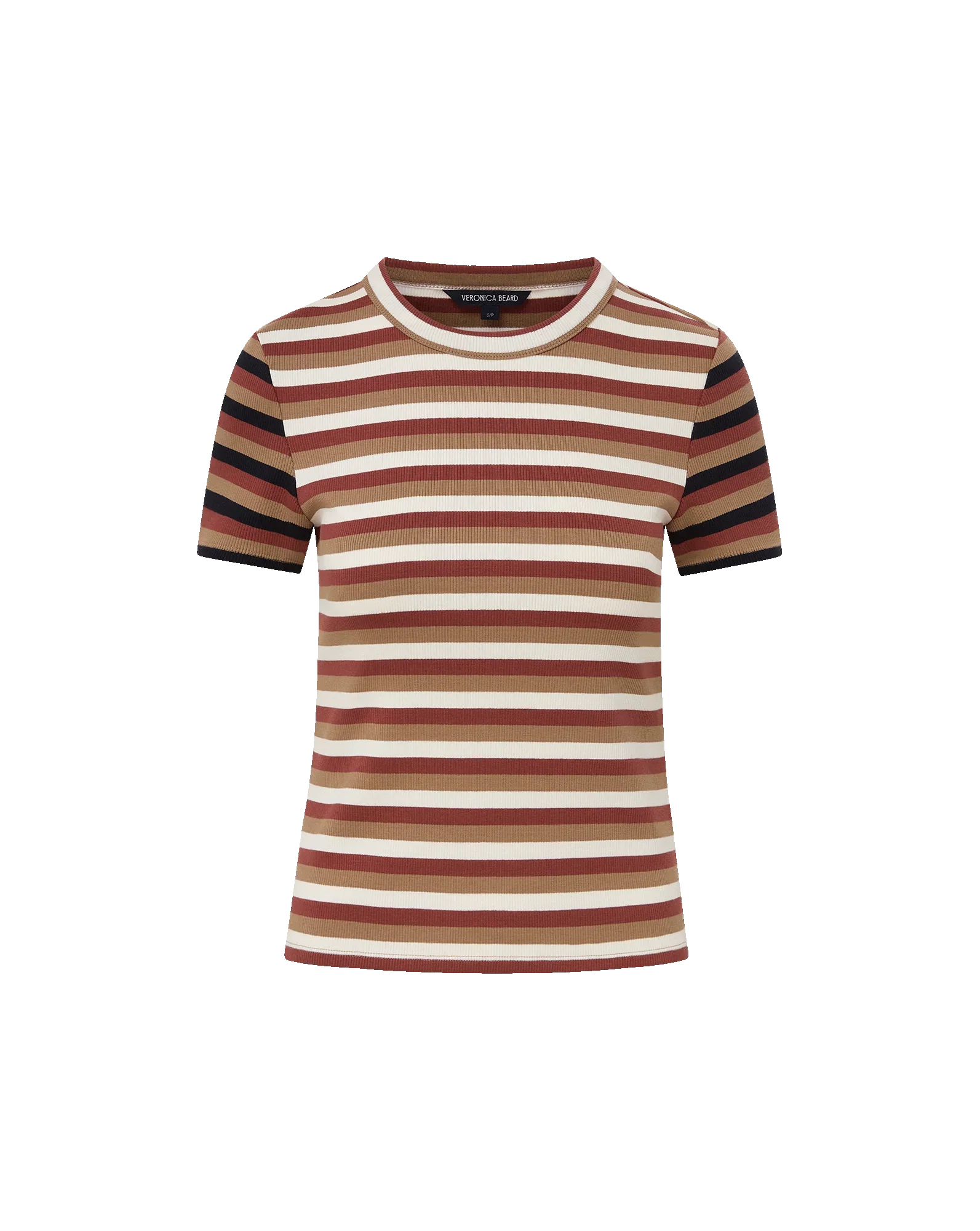Pruitt Striped Ribbed T-Shirt