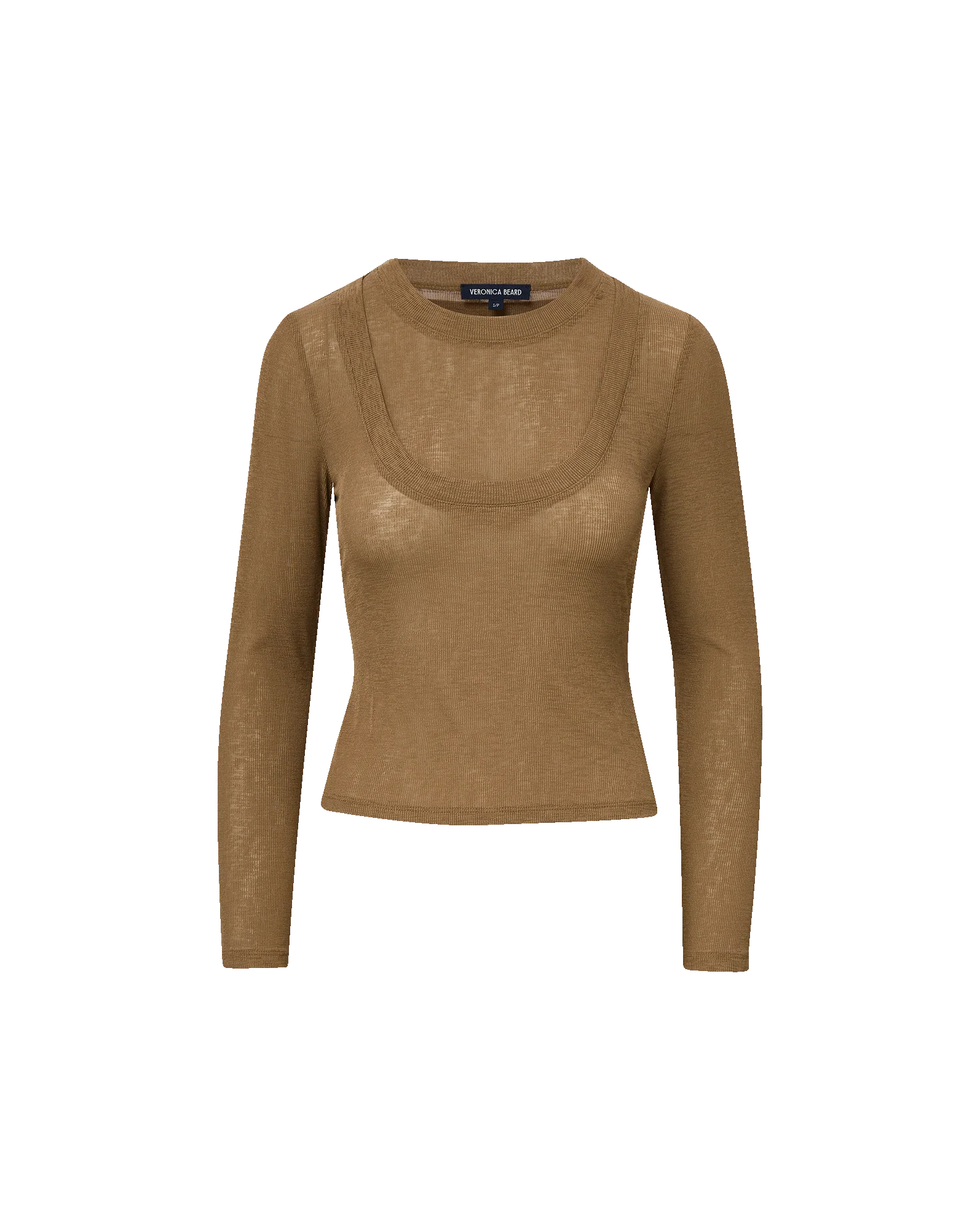 Neita Ribbed Crewneck Top
