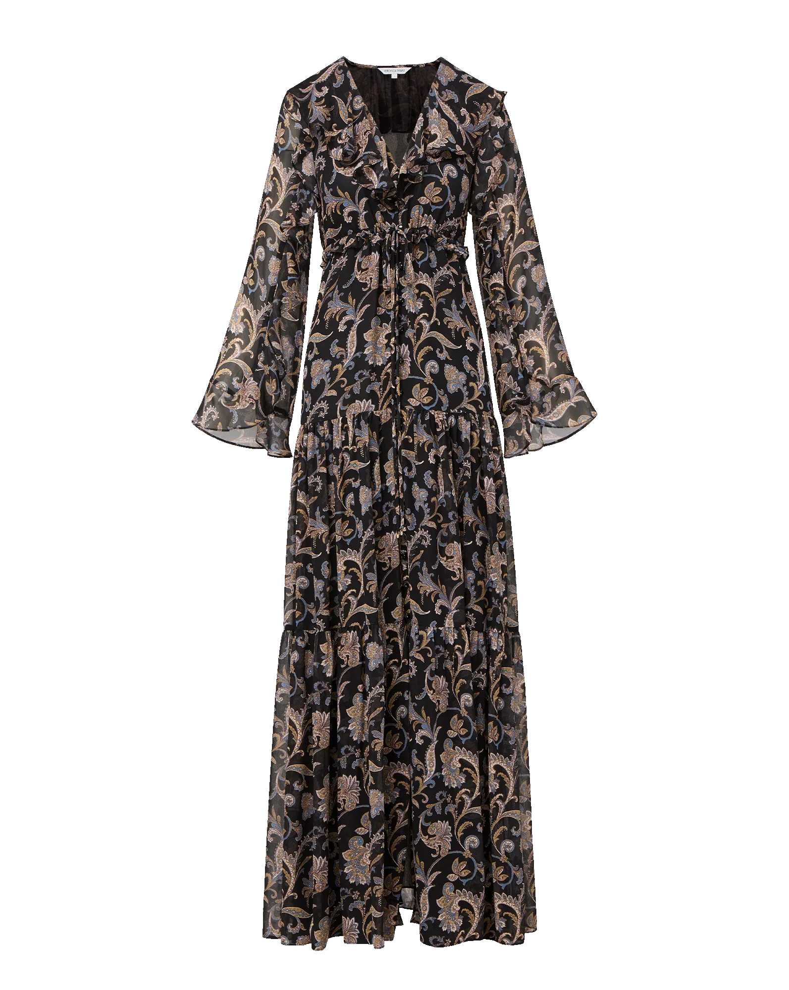 Akara Silk Maxi Dress