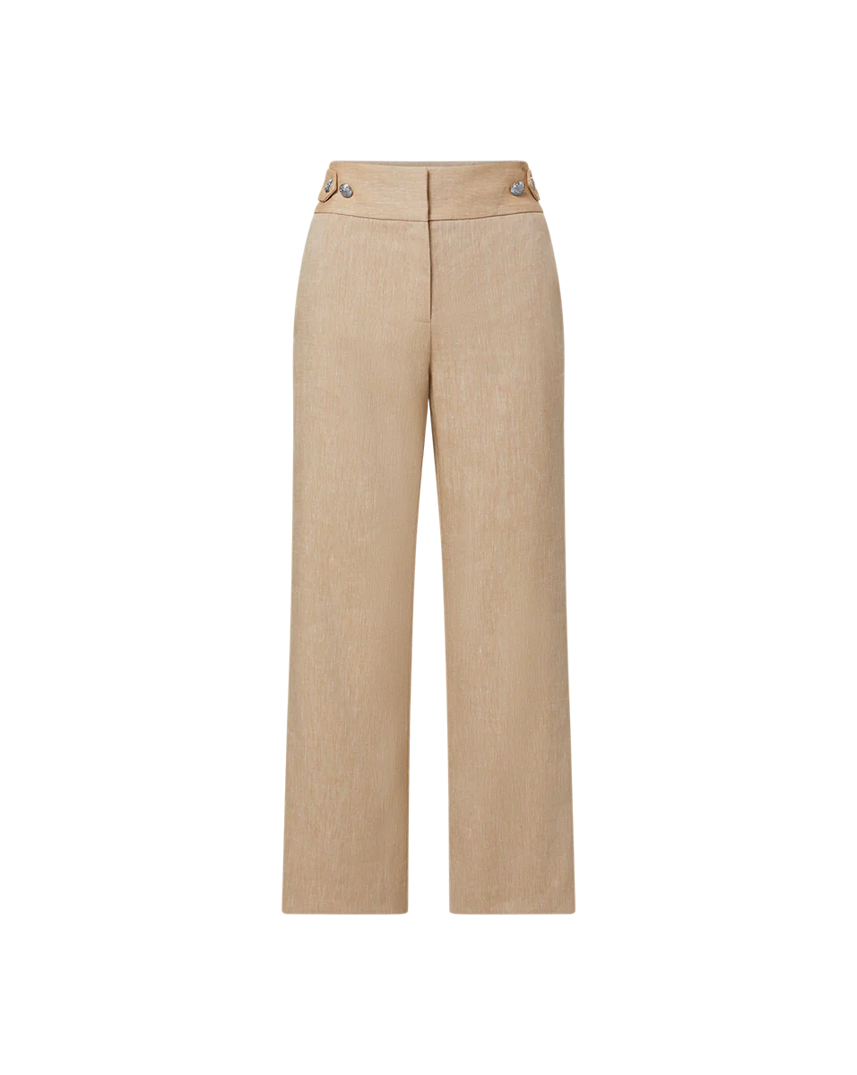 Aubrie Cropped Wide-Leg Pant