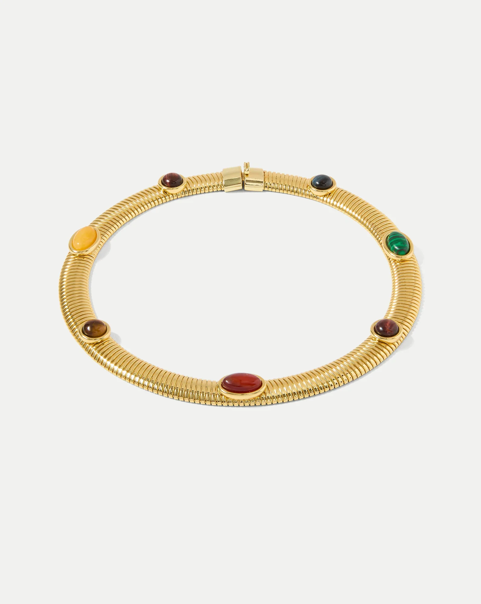 Embellished Tubogas Collar Necklace