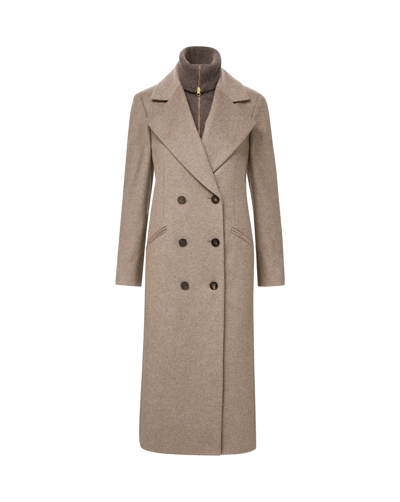 Seth Wool-Cashmere Dickey Coat
