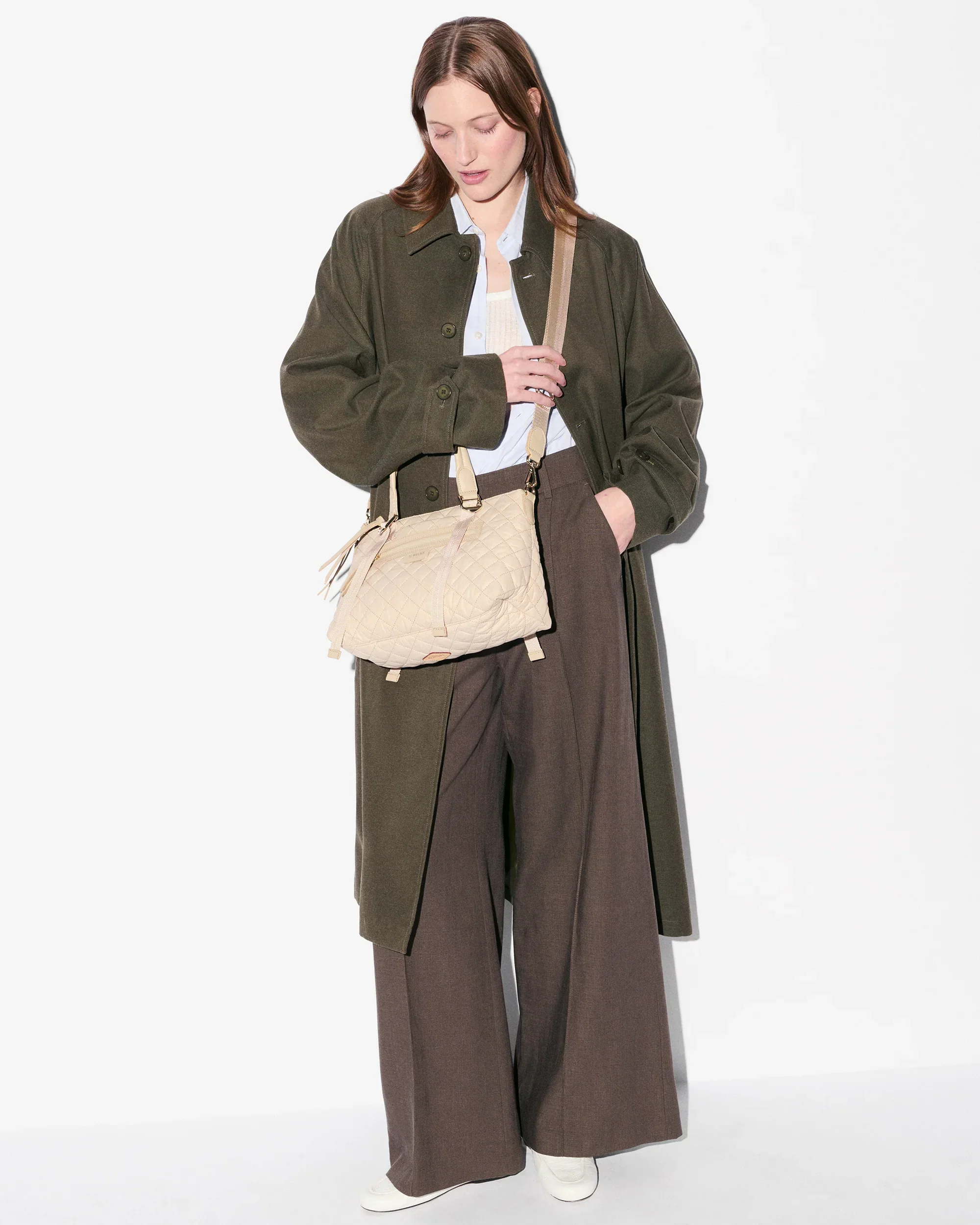 Buff Small Park Satchel