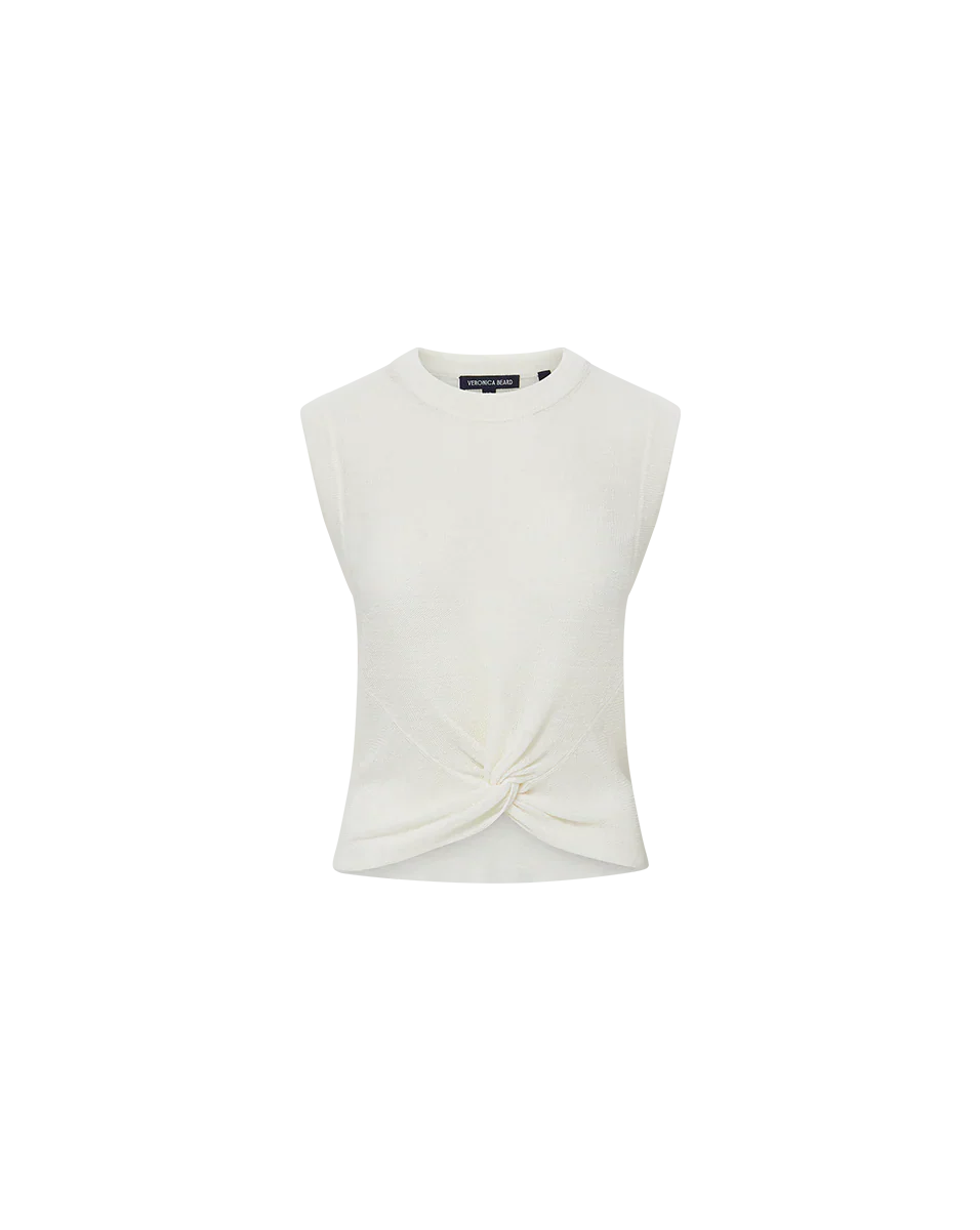 Kellen Twist-Front Sweater
