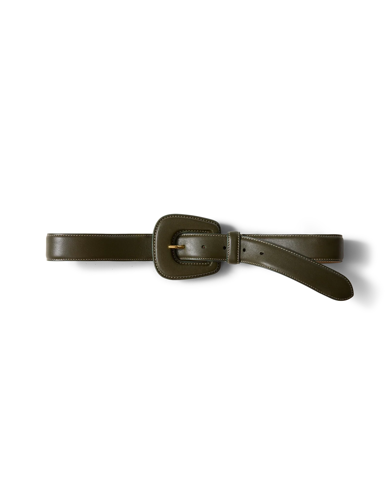 Elsy Leather-Buckle Belt