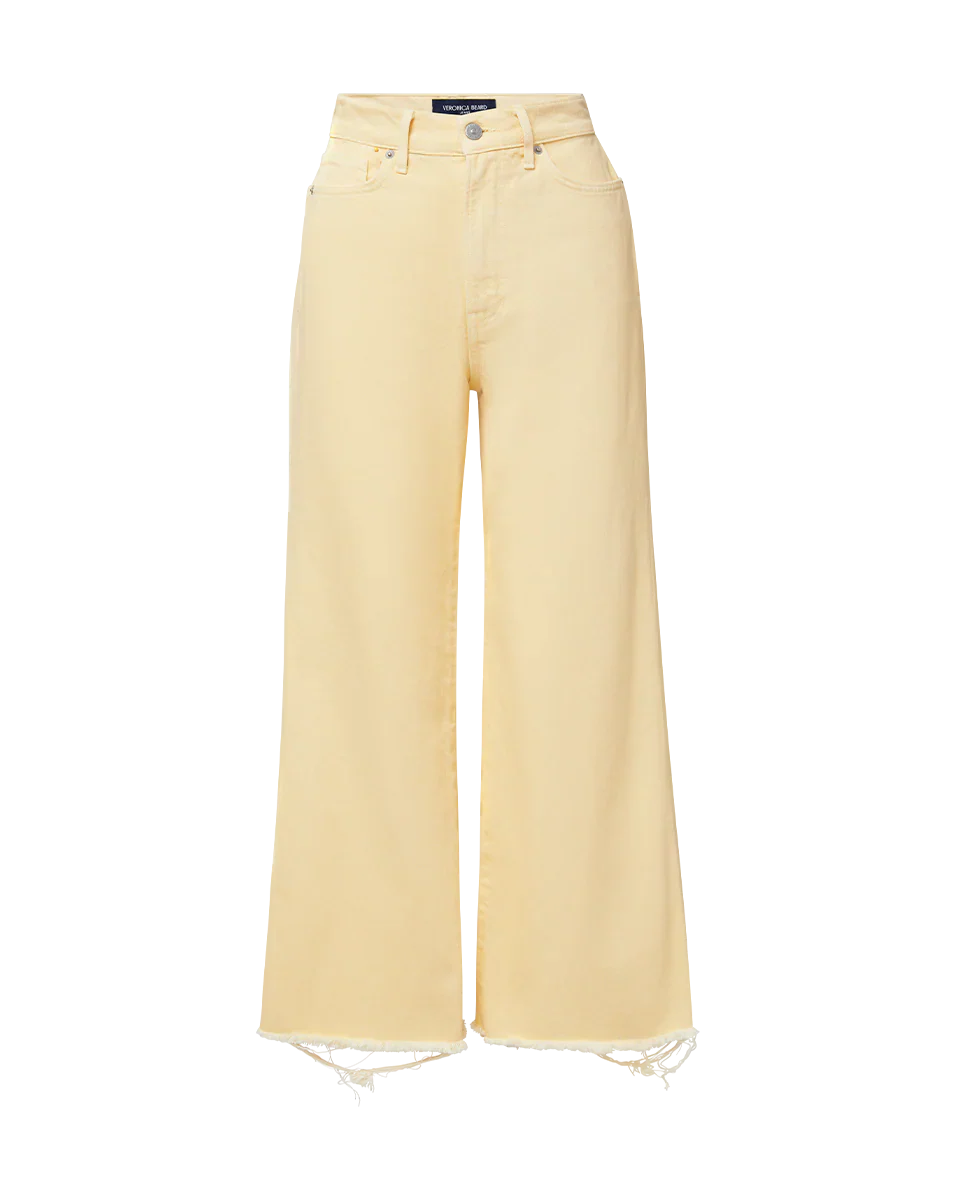 Taylor Cropped Wide-Leg Jean