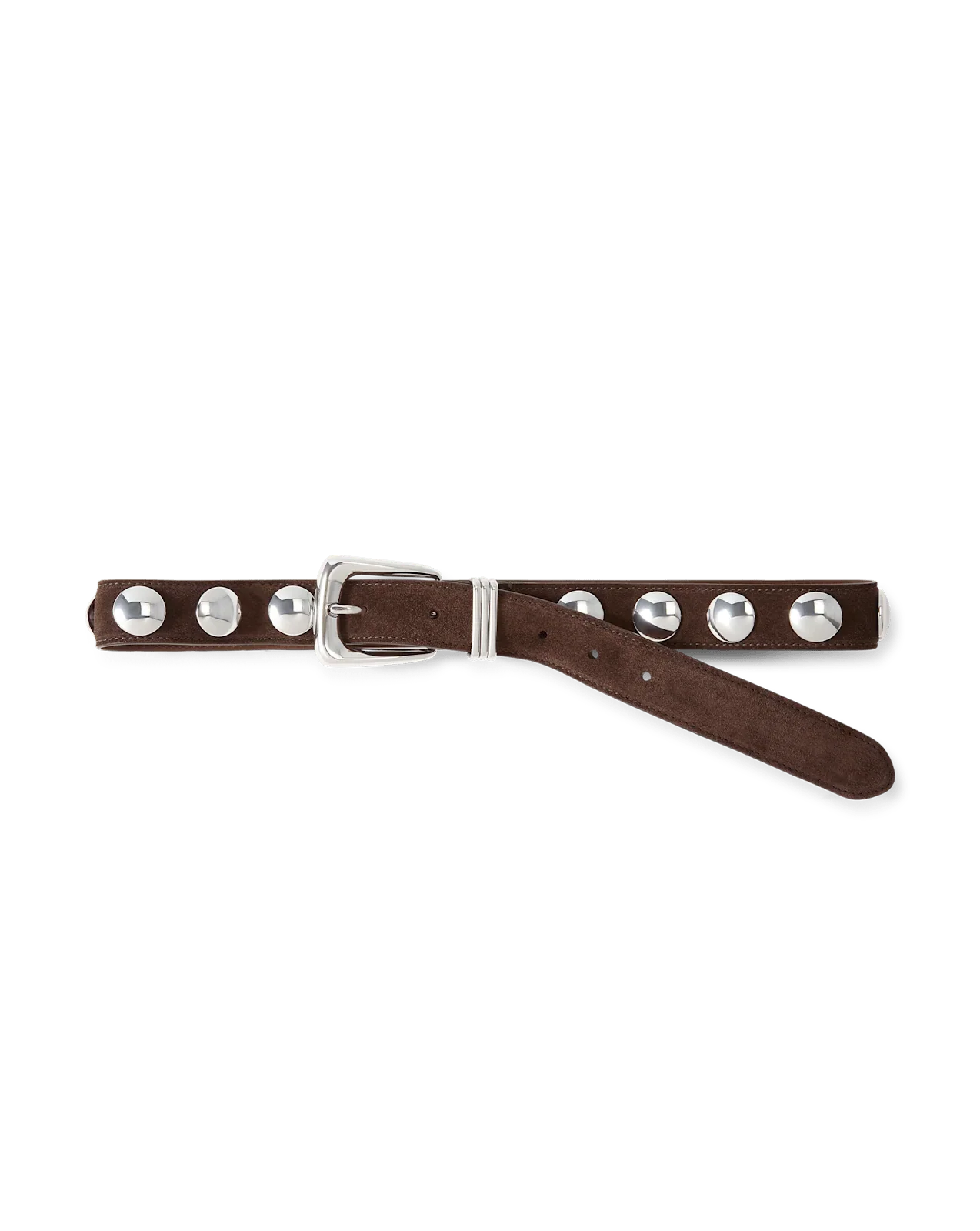 Arch Suede Studded Belt