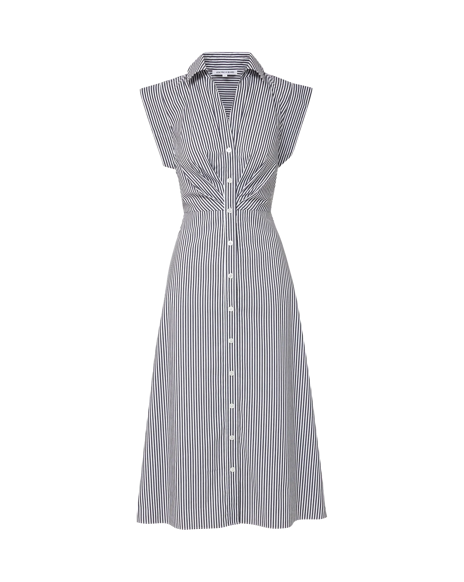 Haydon Striped Midi Shirtdress