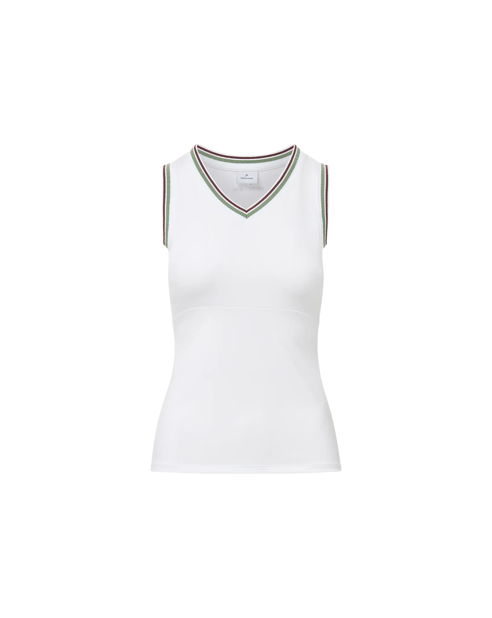 Spin Striped-Trim Tank Top