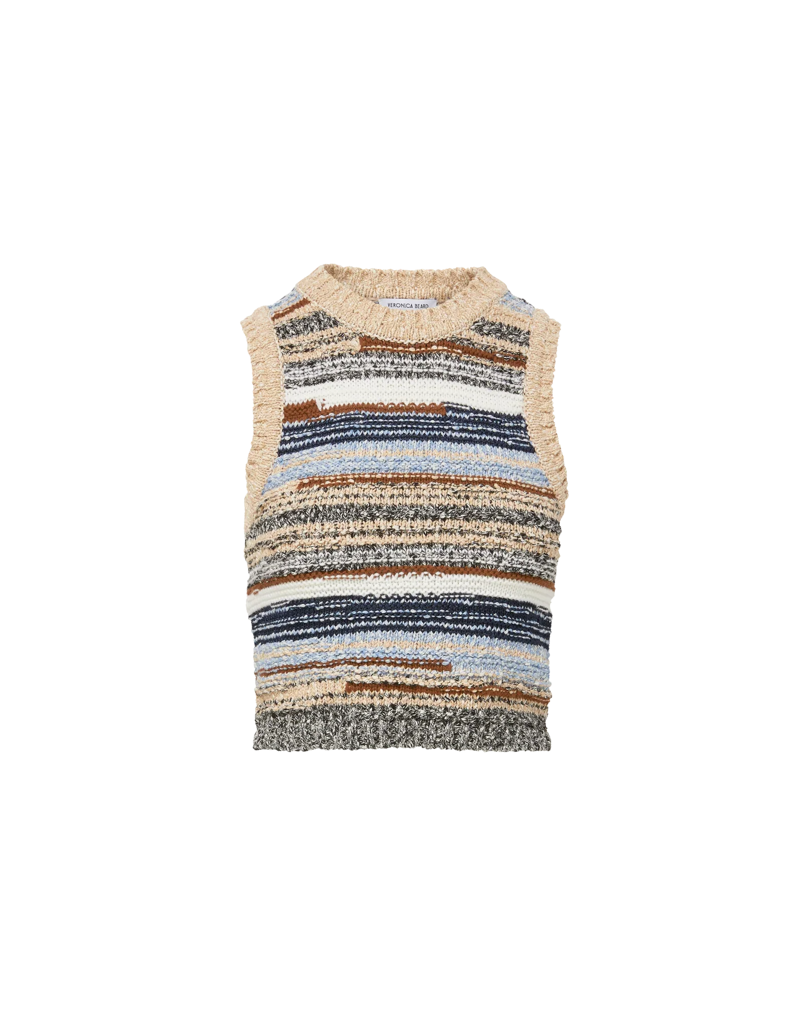 Jerrel Wool-Blend Cropped Tank Top