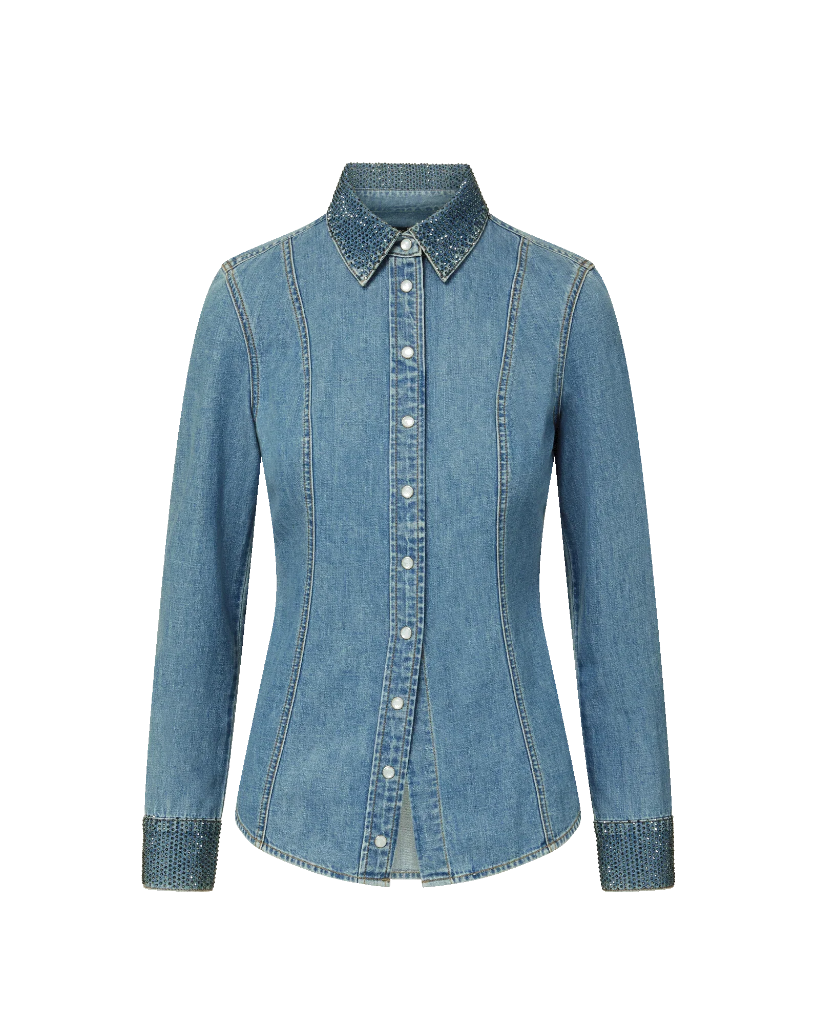 Eddie Embellished Chambray Shirt