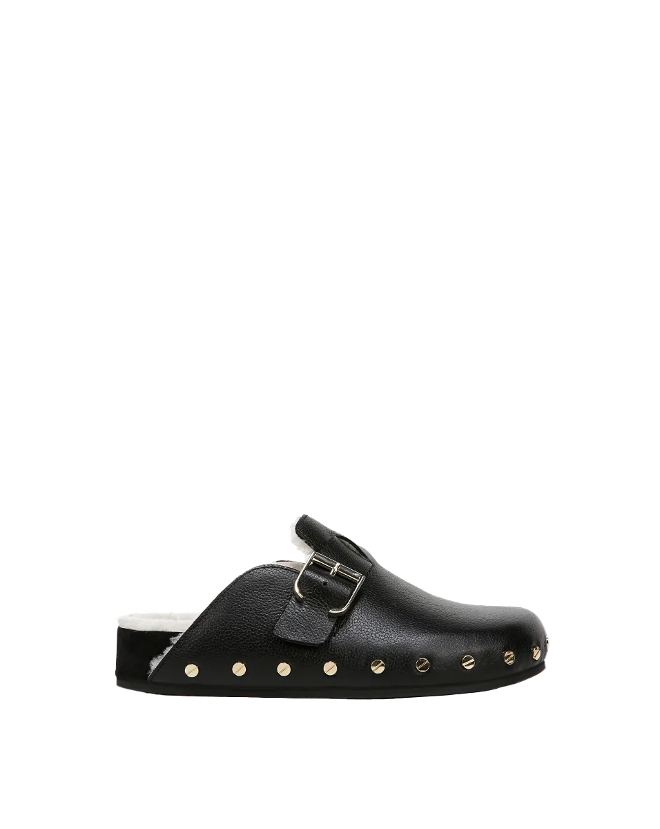 Fern Shearling Clog