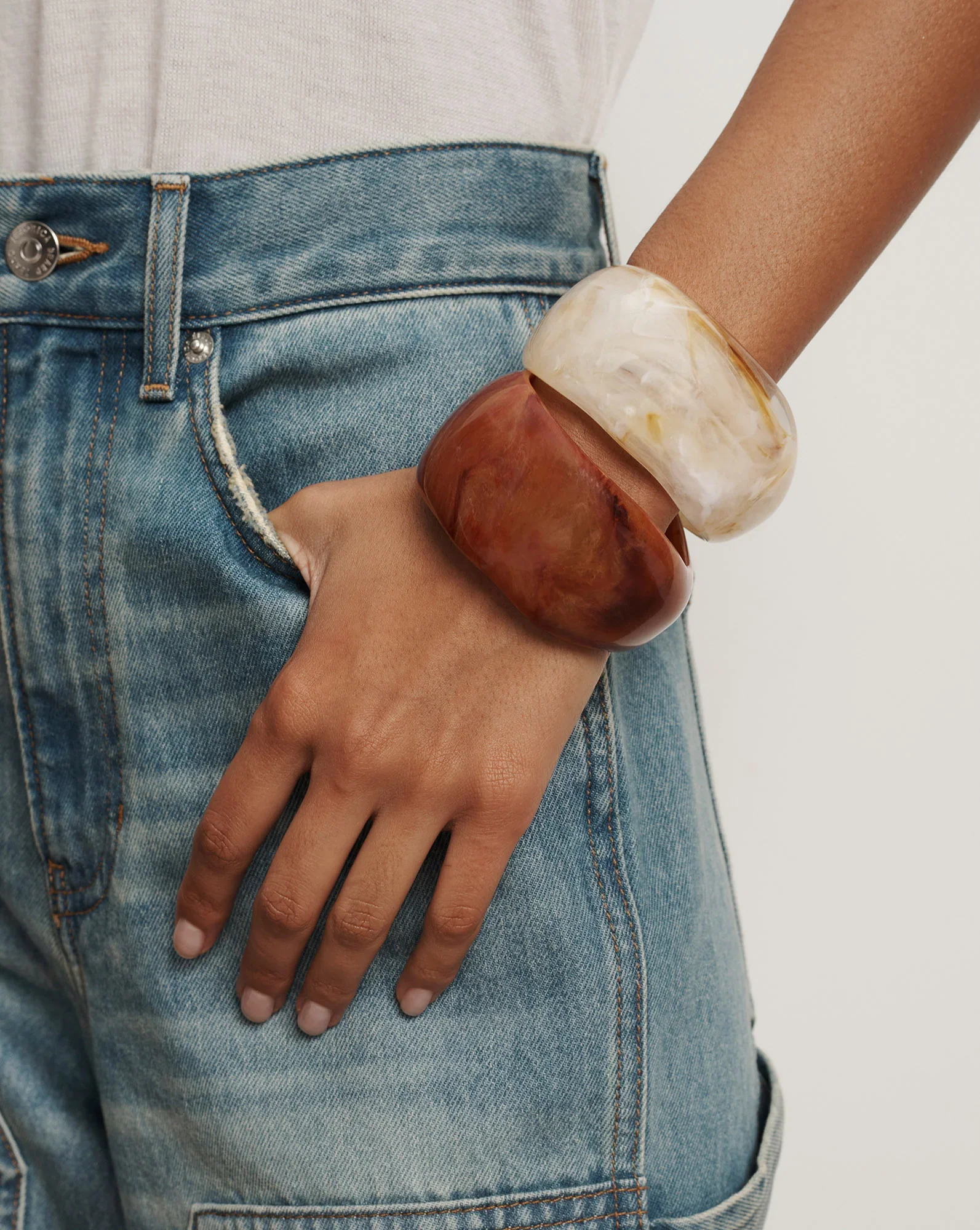Marbled Resin Bangle