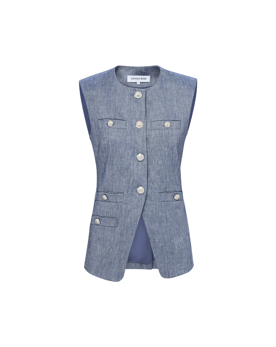 Tamara Linen Vest