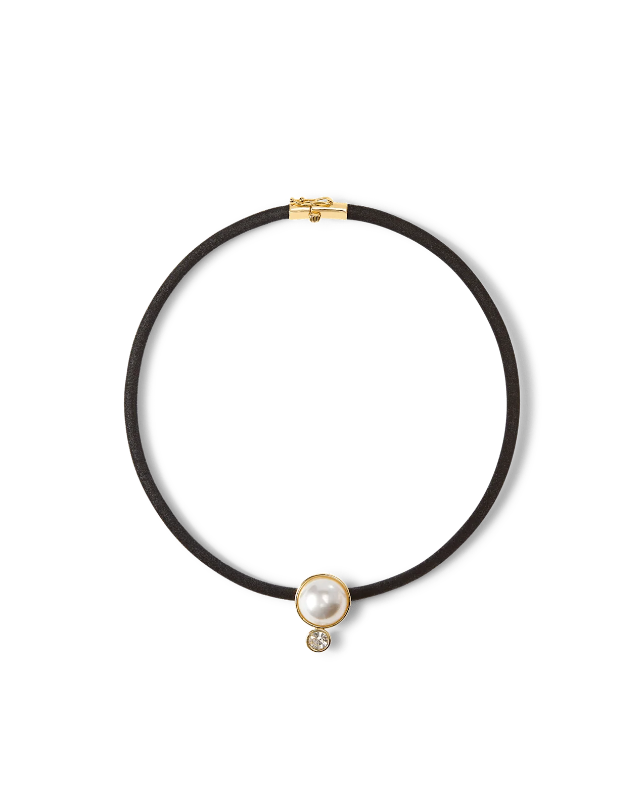 Pearl Pendant Cord Necklace