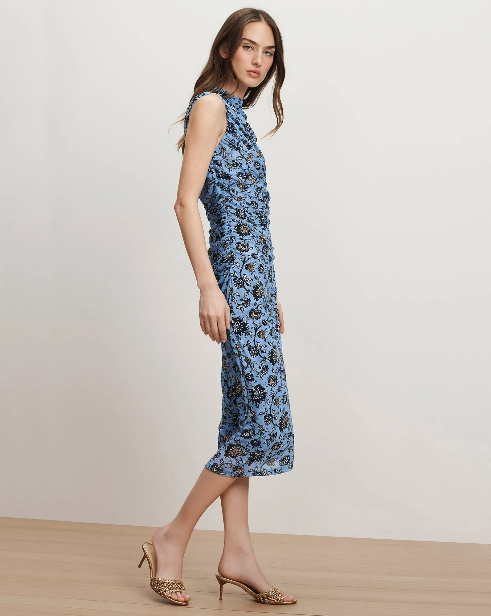 Sylviani Floral Midi Dress
